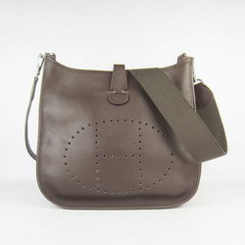 Hermes Evelyne Messenger Bag 6309 Café oscuro