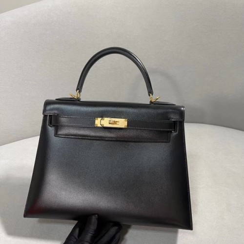 Hermes BOX Cuero KL28 negro