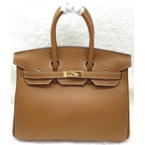 Hermes Birkin 25CM Tote Bag Cuero original H25T Trigo