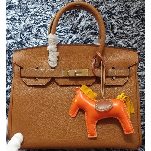Hermes Birkin 30CM Tote Bolsas Litchi Leather H30LI Trigo