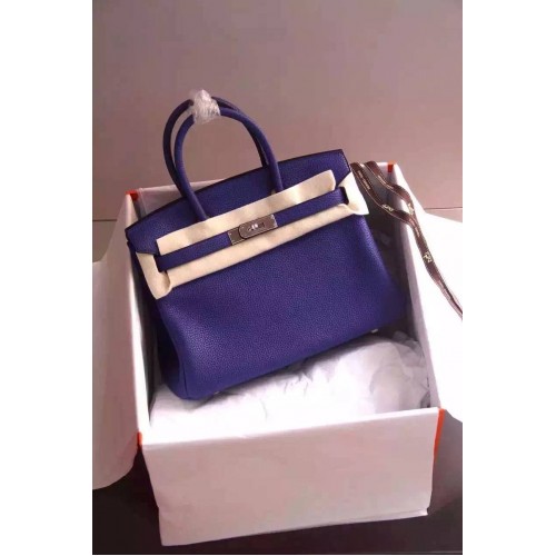Hermes Birkin 35CM 30CM Tote Bag Cuero Granulado H35H30 Azul