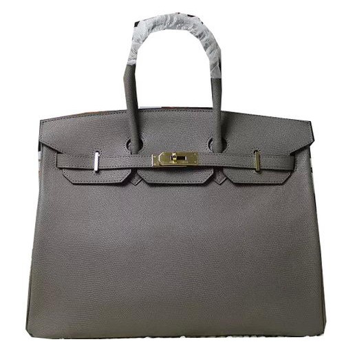 Hermes Birkin 35CM 30CM Tote Bag Lizard Leather H35H30 Gris