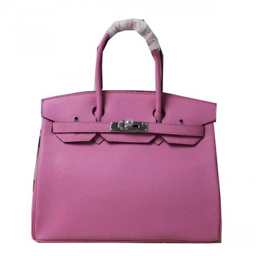 Hermes Birkin 35CM 30CM Tote Bag Lizard Leather H35H30 Rosa
