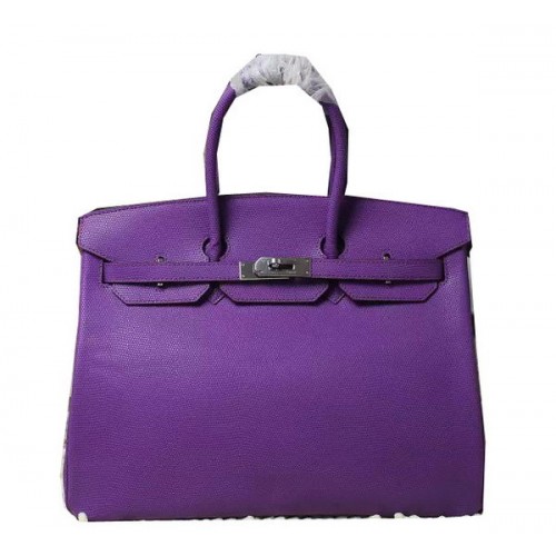 Hermes Birkin 35CM 30CM Tote Bag Lizard Leather H35H30 Violeta