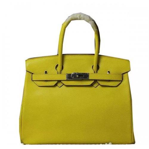 Hermes Birkin 35CM 30CM Tote Bag Lizard Leather H35H30 Amarillo