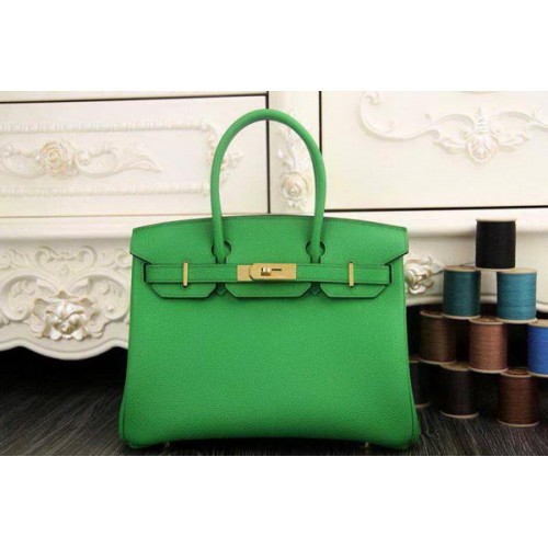 Hermes Birkin 35CM 30CM Bolso de mano Cuero original HB35O Verde
