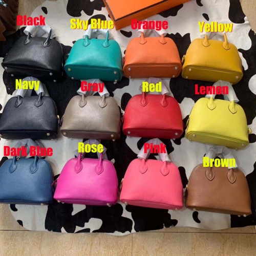 Hermes Bolide 18CM Mini bolso de mano de piel de oveja B3388