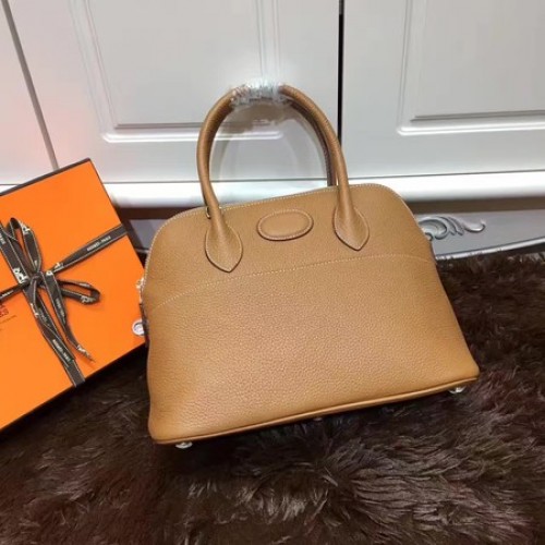 Hermes Bolide 31CM Bolso tote de piel de becerro B3302 Trigo