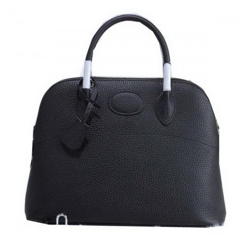 Hermes Bolide 31CM Bolso tote de piel de becerro H509083 Negro
