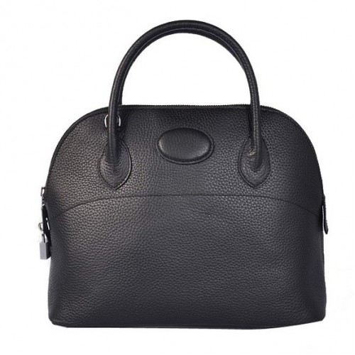 Hermes Bolide 31CM Tote Bolsas Clemence H1031 Negro