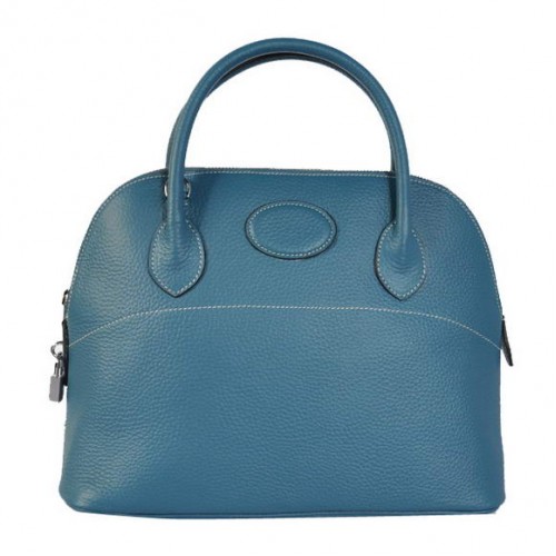 Hermes Bolide 31CM Tote Bolsas Clemence H1031 Azul