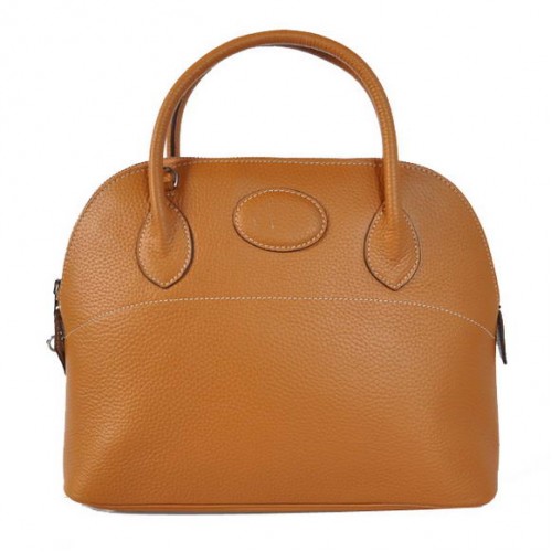 Hermes Bolide 31CM Bolsas de asas Clemence H1031 Camel