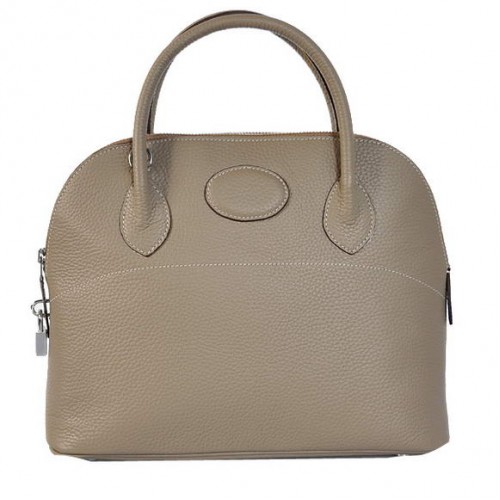Hermes Bolide 31CM Tote Bolsas Clemence H1031 Gris