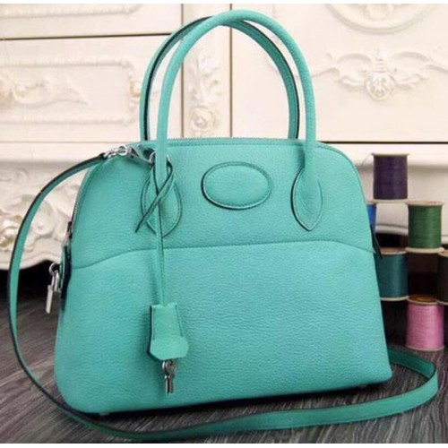 Hermes Bolide 37CM Bolso tote de piel de becerro B1004 Verde claro