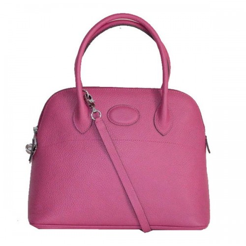 Hermes Bolide 37CM Bolsos de mano de piel de becerro H509084 Rosado