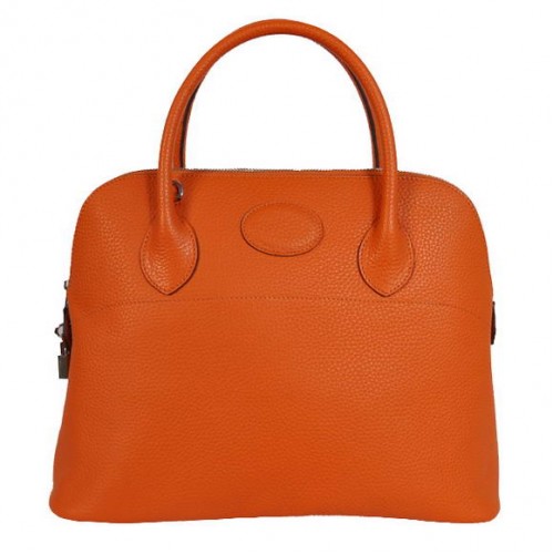 Hermes Bolide 37CM Tote Bolsas Clemence H1037 Naranja