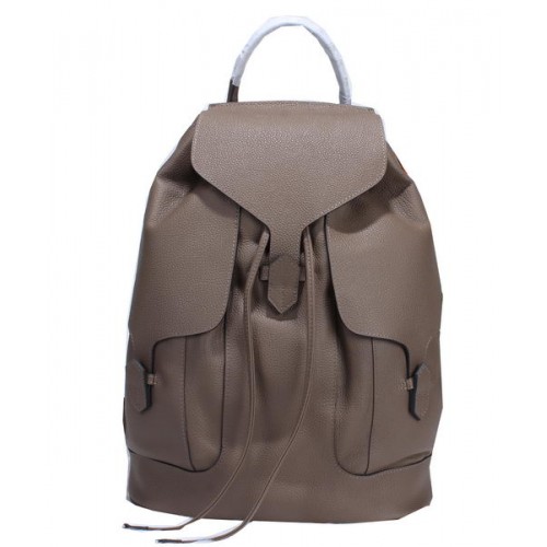Hermes Mochila de piel de becerro H1718 Gris