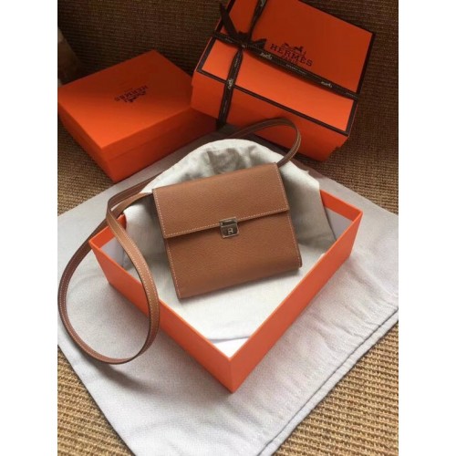 Hermes Clutch Epsom piel de becerro H0589 marrón