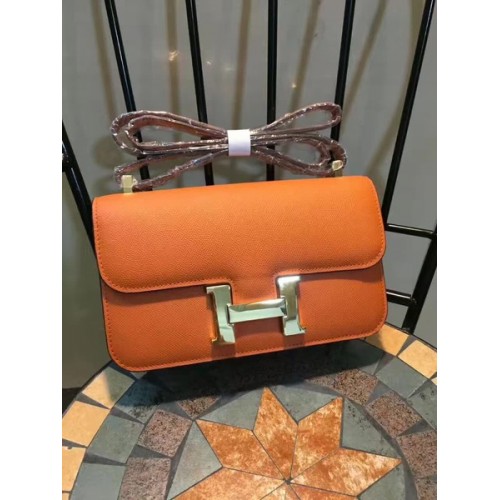Hermes Constance Bolsa de cuero de piel de becerro H9978 Naranja