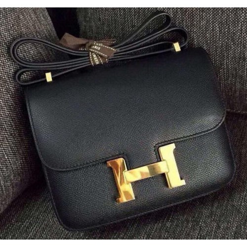 Hermes Constance Bolsa de piel de becerro H9999 Negro