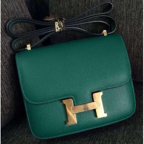 Hermes Constance Bolsa de piel de becerro H9999 Verde