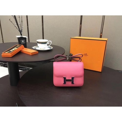 Bolso Hermes Constance Piel De Becerro Original H9910 Rosa