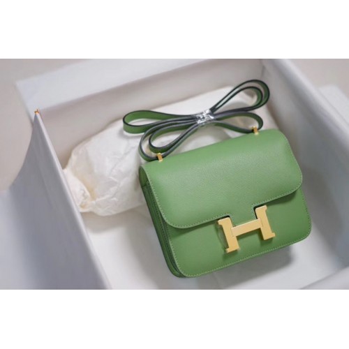 Hermes Constance Bolso Togo cuero H9999 verde