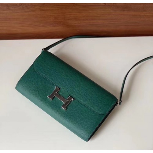 Hermes Constance to go mini Bolsa H4088 verde negruzco