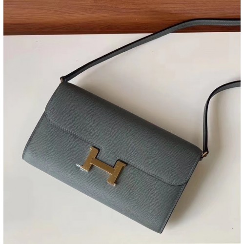 Hermes Constance to go mini Bag H4088 gris oscuro