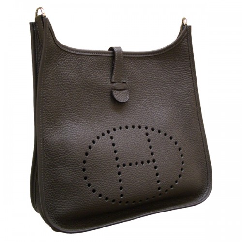 Hermes Evelyn PM Clemens Herrajes de plata grafito