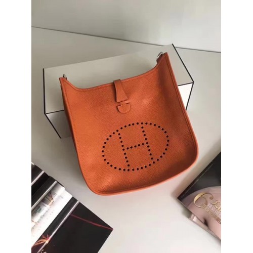 Hermes Evelyne 30cm Messenger Bag E3301 Naranja