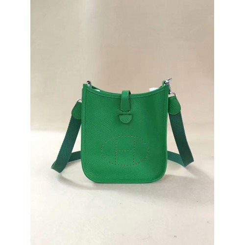 Hermes Evelyne original togo cuero mini bolso de hombro H15698 verde
