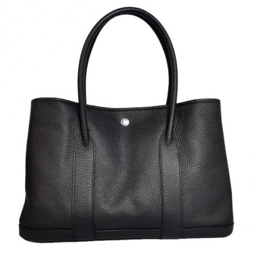 Hermes Garden Party 36CM Bolsa Clemencia Negro