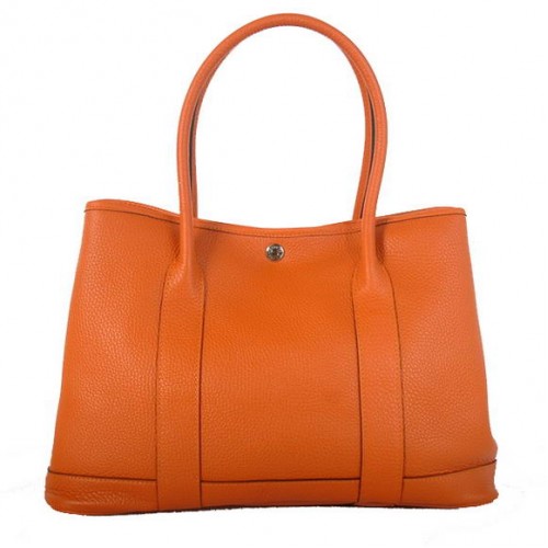 Hermes Garden Party 36CM Bolsa Clemencia Naranja