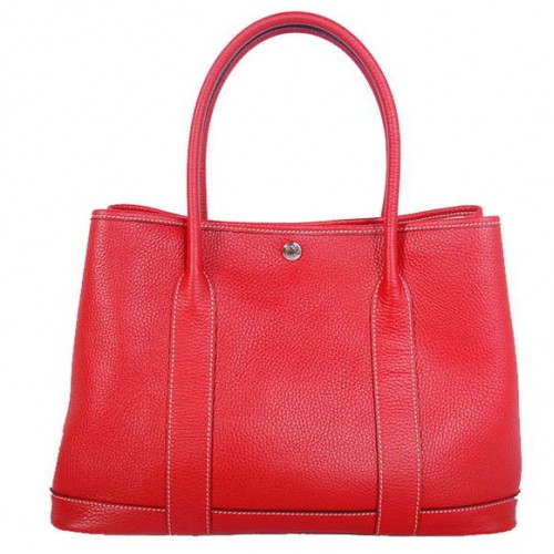 Hermes Garden Party 36CM Bolsa Clemencia Rojo