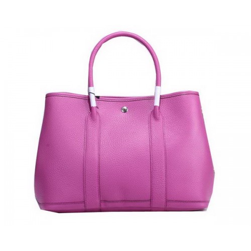Hermes Garden Party 36cm Bolso tote de cuero granulado Lavanda