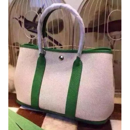 Hermes Garden Party 36cm Bolsos tote Canvas HGP1927 Verde