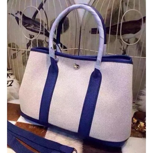 Hermes Garden Party 36cm Bolsos tote Canvas HGP1927 Royal