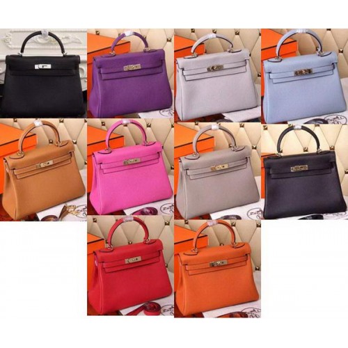 Hermes Kelly 28cm Bolso de Hombro Piel de Becerro K28CL