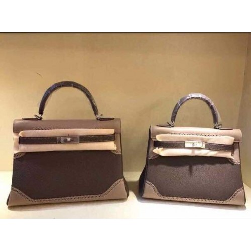 Hermes Kelly 32cm/28cm Tote Bag TOGO Cuero KY28 gary