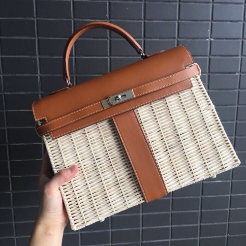 Hermes Kelly 35CM KL35 marrón