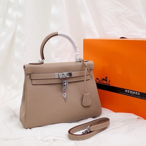 Hermes Kelly Bandolera Original TOGO Cuero KY3255 albaricoque