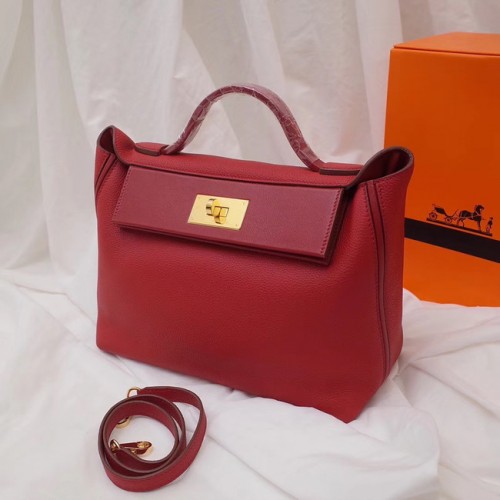 Hermes Kelly togo Bolso de cuero H2424 rojo