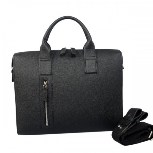 Hermes Hombre Maletín Piel De Becerro H1705 Negro