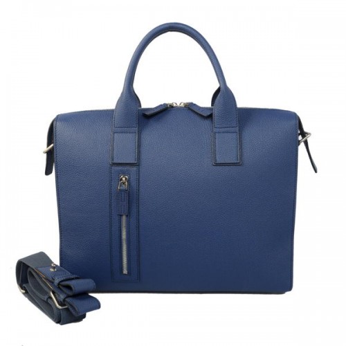 Hermes Hombre Maletín Piel De Becerro H1705 RoyalBlue