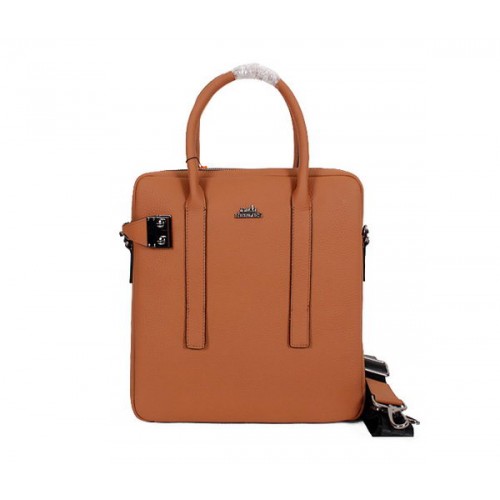 Bolso tote de cuero de becerro original Hermes M33993 Trigo