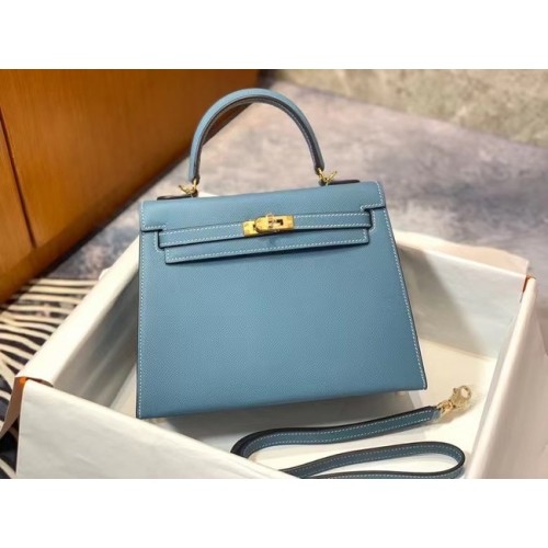 Hermes Original Epsom Leather KEL2578 azul