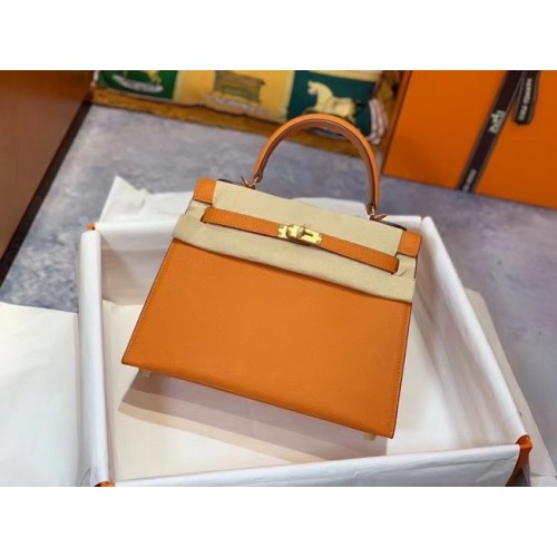 Hermes Original Epsom Leather KEL2578 naranja