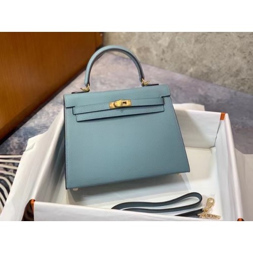 Hermes Original Epsom Leather KEL2578 celeste