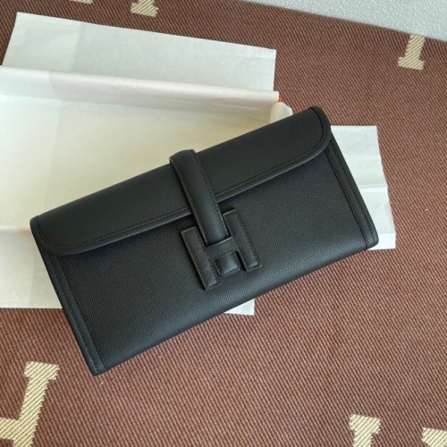 Hermes Original Espom Leather Clutch 37088 negro